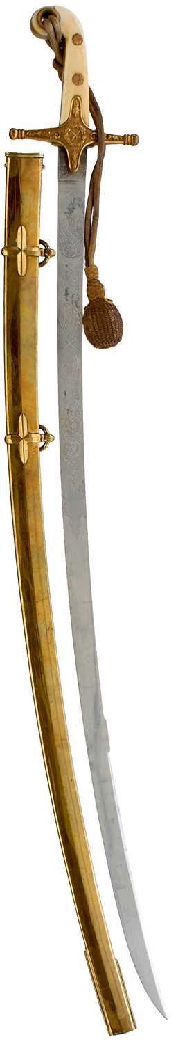 Lot 168 - OF INDIAN ARMY INTEREST - THE 1831 PATTERN GENERAL OFFICER'S MAMELUKE TO LIEUTENANT GENERAL FAULKNOR