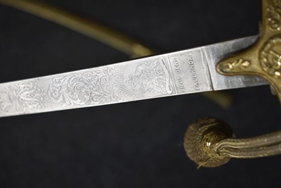 Lot 168 - OF INDIAN ARMY INTEREST - THE 1831 PATTERN GENERAL OFFICER'S MAMELUKE TO LIEUTENANT GENERAL FAULKNOR