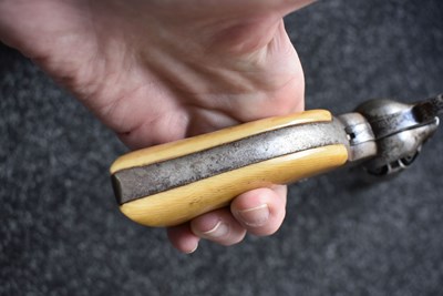 Lot 379 - A CASED .36 CALIBRE SIX-SHOT PERCUSSION WHITNEY NAVY REVOLVER