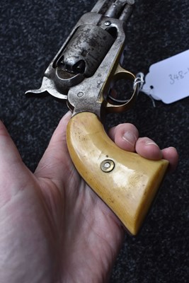 Lot 379 - A CASED .36 CALIBRE SIX-SHOT PERCUSSION WHITNEY NAVY REVOLVER