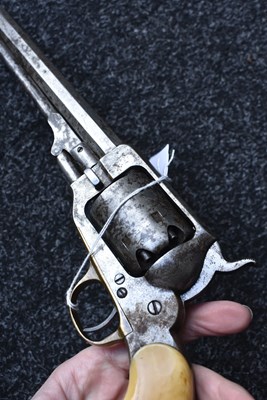 Lot 379 - A CASED .36 CALIBRE SIX-SHOT PERCUSSION WHITNEY NAVY REVOLVER