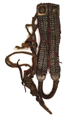 Lot 58 - OF TIPU SULTAN INTEREST - AN IMPORTANT 18TH CENTURY INDIAN FIRANGI OR KHANDA WITH SUSPENSION BELT ENSEMBLE FROM SERINGAPATAM