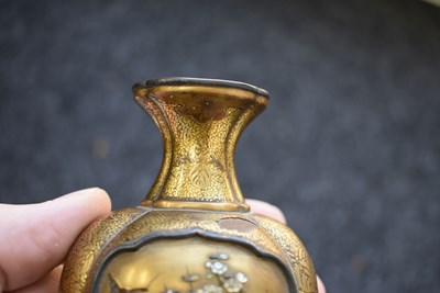 Lot 47 - A GOOD PAIR OF SHIBAYAMA LACQUER VASES