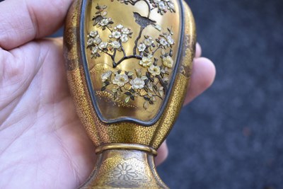 Lot 47 - A GOOD PAIR OF SHIBAYAMA LACQUER VASES