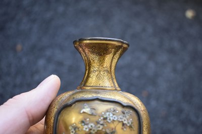 Lot 47 - A GOOD PAIR OF SHIBAYAMA LACQUER VASES