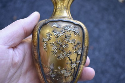 Lot 47 - A GOOD PAIR OF SHIBAYAMA LACQUER VASES