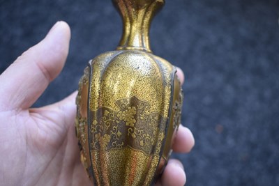 Lot 47 - A GOOD PAIR OF SHIBAYAMA LACQUER VASES