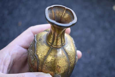 Lot 47 - A GOOD PAIR OF SHIBAYAMA LACQUER VASES
