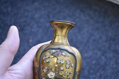Lot 47 - A GOOD PAIR OF SHIBAYAMA LACQUER VASES
