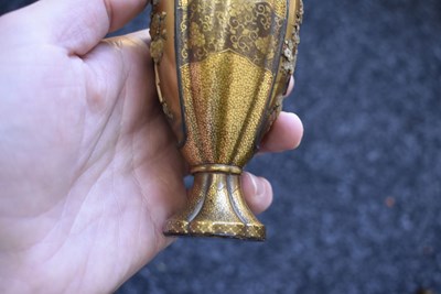 Lot 47 - A GOOD PAIR OF SHIBAYAMA LACQUER VASES