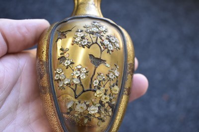 Lot 47 - A GOOD PAIR OF SHIBAYAMA LACQUER VASES