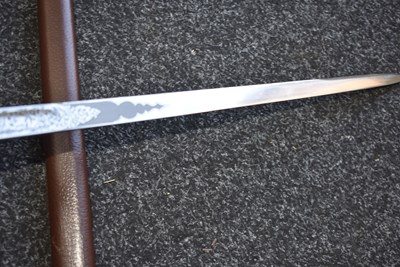 Lot 180 - A CLEAN EIIR 1897 PATTERN WELCH REGIMENT OFFICER'S SWORD