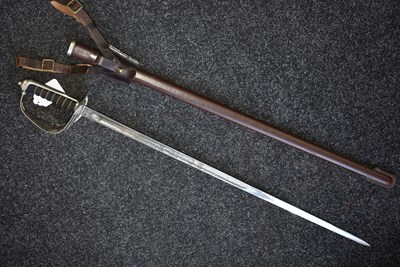 Lot 180 - A CLEAN EIIR 1897 PATTERN WELCH REGIMENT OFFICER'S SWORD