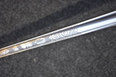 Lot 180 - A CLEAN EIIR 1897 PATTERN WELCH REGIMENT OFFICER'S SWORD