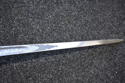 Lot 180 - A CLEAN EIIR 1897 PATTERN WELCH REGIMENT OFFICER'S SWORD