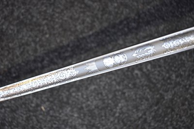 Lot 180 - A CLEAN EIIR 1897 PATTERN WELCH REGIMENT OFFICER'S SWORD