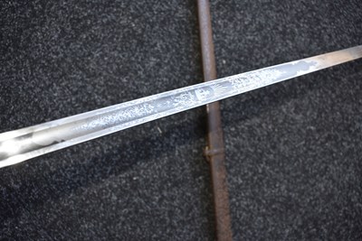 Lot 179 - A VICTORIAN 1897 PATTERN ROYAL MARINE LIGHT INFANTRY OFFICER'S SWORD