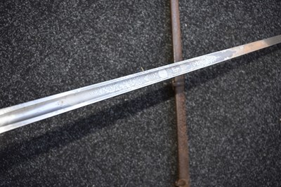 Lot 179 - A VICTORIAN 1897 PATTERN ROYAL MARINE LIGHT INFANTRY OFFICER'S SWORD