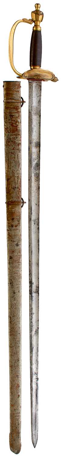 Lot 163 - A 1796 PATTERN INFANTRY OFFICER'S SWORD