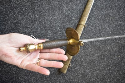 Lot 163 - A 1796 PATTERN INFANTRY OFFICER'S SWORD