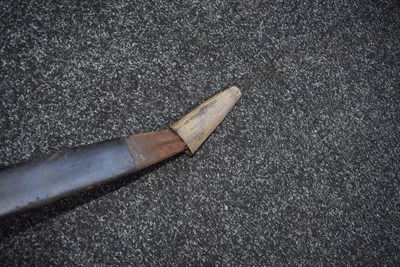 Lot 220 - A LARGE 19TH CENTURY NAVAL BOARDING CUTLASS