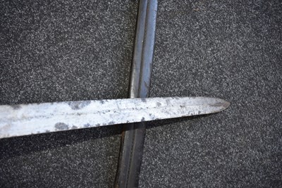 Lot 220 - A LARGE 19TH CENTURY NAVAL BOARDING CUTLASS