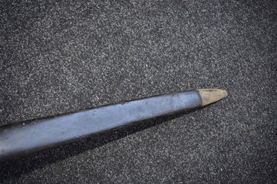 Lot 220 - A LARGE 19TH CENTURY NAVAL BOARDING CUTLASS