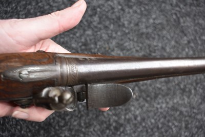 Lot 315 - A 22-BORE FLINTLOCK HOLSTER OR COACHING PISTOL BY THOMAS RICHARDS