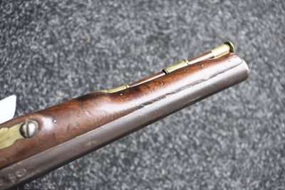 Lot 315 - A 22-BORE FLINTLOCK HOLSTER OR COACHING PISTOL BY THOMAS RICHARDS