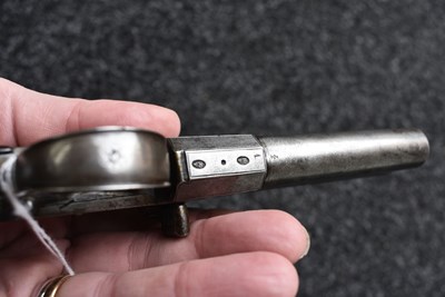 Lot 318 - A 54-BORE LARGE SIZED FLINTLOCK TAP ACTION OVERCOAT PISTOLBY KETLAND & CO