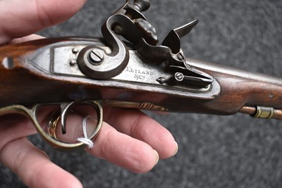 Lot 316 - A 28-BORE FLINTLOCK OVERCOAT OR TRAVELLING PISTOL BY KETLAND & CO.