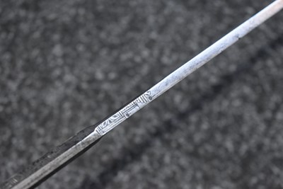 Lot 16 - A FINE 17TH CENTURY ENGLISH DISH-HILT RAPIER