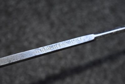 Lot 16 - A FINE 17TH CENTURY ENGLISH DISH-HILT RAPIER