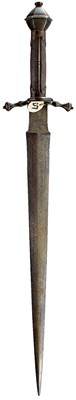 Lot A SAXON DAGGER IN THE LATE 16TH CENTURY STYLE