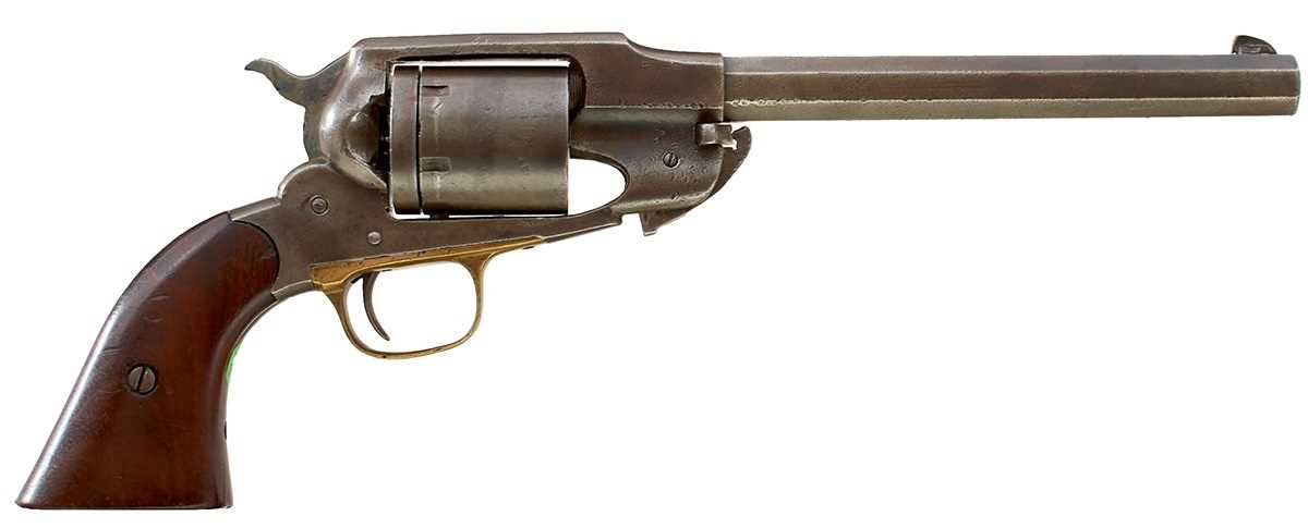 Lot A .44 REMINGTON OBSOLETE CALIBRE SIX-SHOT REMINGTON NEW MODEL ARMY CONVERSION REVOLVER