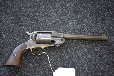 Lot A .44 REMINGTON OBSOLETE CALIBRE SIX-SHOT REMINGTON NEW MODEL ARMY CONVERSION REVOLVER