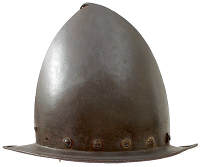 Lot A 16TH CENTURY TALL MORION OR HELMET