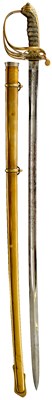 Lot OF NEW ZEALAND INTEREST A SCARCE 1822 PATTERN CHRISTCHURCH RIFLE VOLUNTEERS OFFICER'S SWORD