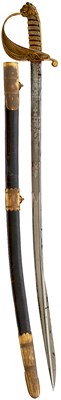 Lot A GOOD AND SCARCE HONOURABLE EAST INDIA COMPANY 1827 PATTERN NAVAL OFFICER'S SWORD