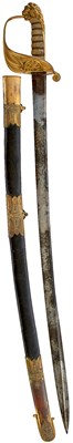 Lot AN 1827 PATTERN NAVAL FLAG OFFICER'S SWORD
