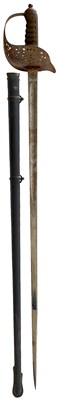 Lot OF JERSEY INTEREST: AN 1897 PATTERN INFANTRY OFFICER'S SWORD