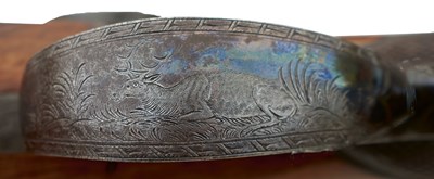 Lot 377 - OF ROYAL INTEREST: WILLIAM THE FOURTH’S DOUBLE BARRELLED 20-BORE COMBINATION RIFLE AND SPORTING GUN BY TANNER OF HANNOVER