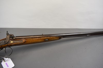 Lot 377 - OF ROYAL INTEREST: WILLIAM THE FOURTH’S DOUBLE BARRELLED 20-BORE COMBINATION RIFLE AND SPORTING GUN BY TANNER OF HANNOVER