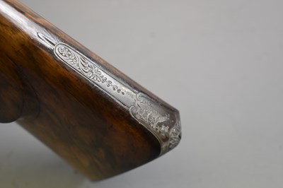 Lot 377 - OF ROYAL INTEREST: WILLIAM THE FOURTH’S DOUBLE BARRELLED 20-BORE COMBINATION RIFLE AND SPORTING GUN BY TANNER OF HANNOVER
