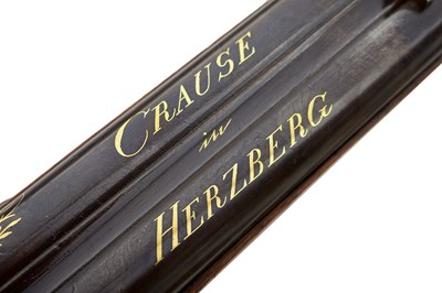 Lot 376 - OF ROYAL INTEREST: A 22-BORE COMBINATION FLINTLOCK SPORTING GUN AND RIFLE BY CRAUSE OF HERZBERG